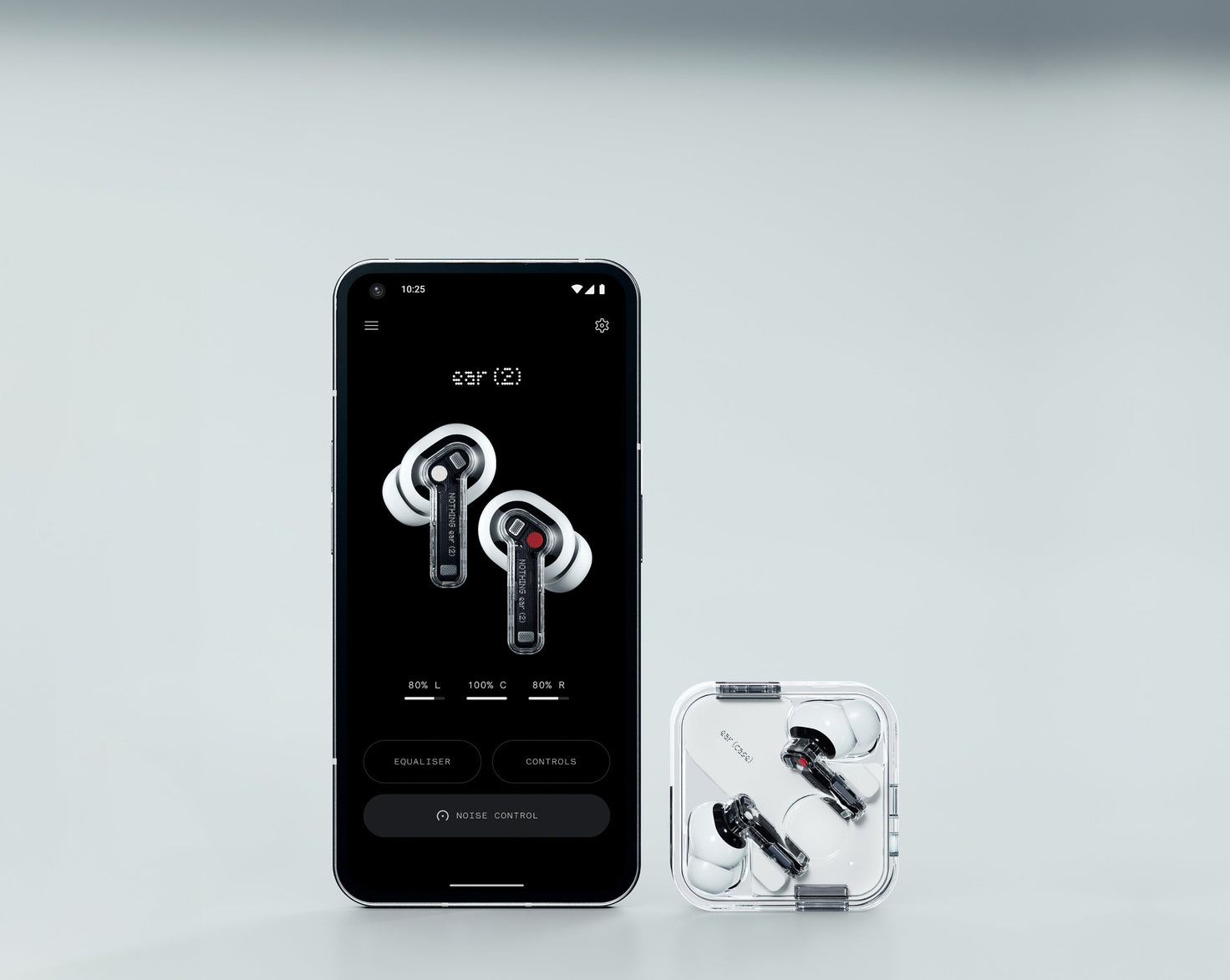 Haute Hi-Res Audio Earbuds : Nothing Ear (2) Black